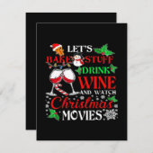 クリスマス映画 エンクロージャーカード (正面/裏面)