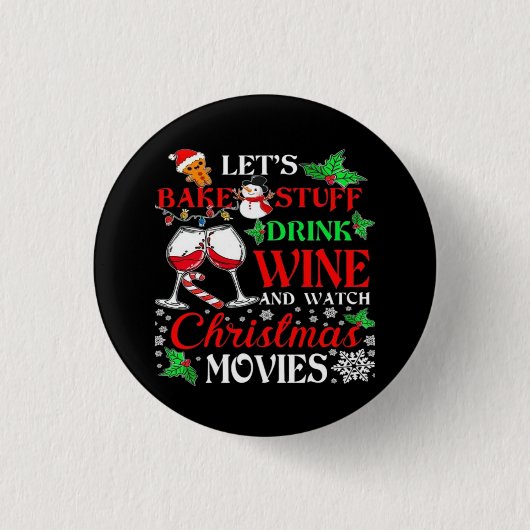 クリスマス映画 缶バッジ (正面)