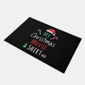 クリスマス映画Tシャツ ドアマット (アングル)