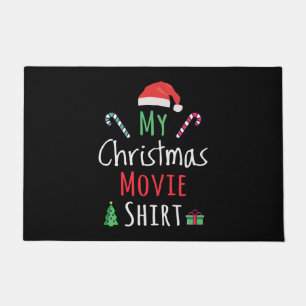 クリスマス映画Tシャツ ドアマット