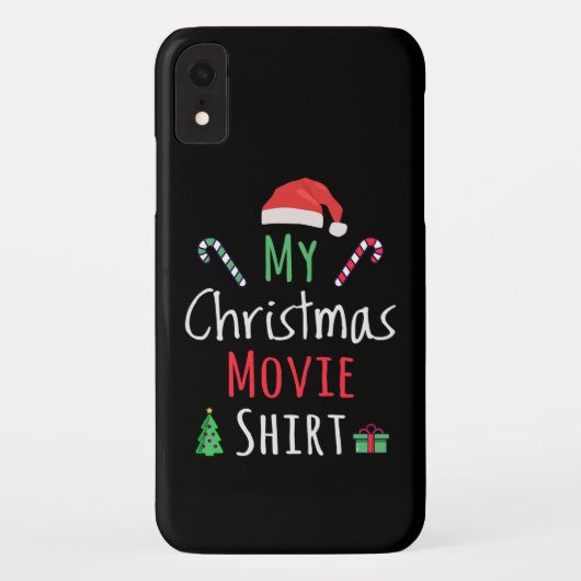 クリスマス映画Tシャツ Case-Mate iPhoneケース (裏面)