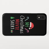 クリスマス映画Tシャツ Case-Mate iPhoneケース (裏面(横))
