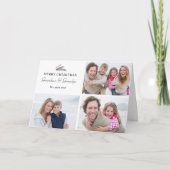 クリスマス春の果実の写真祖父母 シーズンカード (正面)