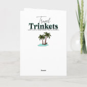 クリスマス時にバーモント州ウッドストック カード (裏面)