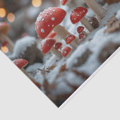 クリスマス時のキノコの魔法の森 薄葉紙 (詳細)