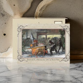 クリスマス時のヴィンテージクリスマス14日 ポストカード