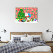 クリスマス時刻 キャンバスプリント (インサイチュ (寝室))