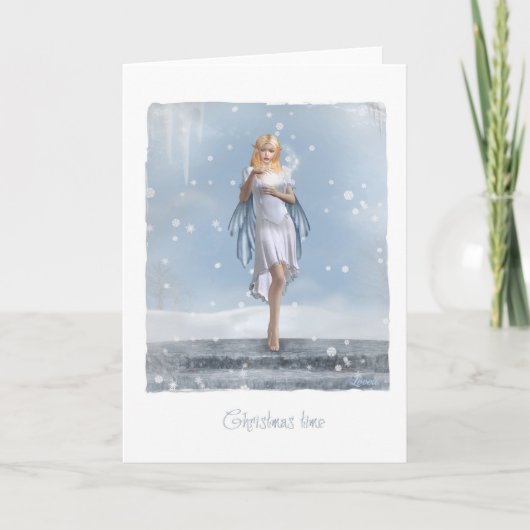 クリスマス時刻 シーズンカード (正面)