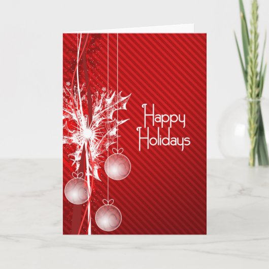 クリスマス時刻 シーズンカード (正面)