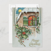 クリスマス時刻 シーズンポストカード (正面/裏面)