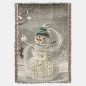 クリスマス時刻 スローブランケット (正面縦)