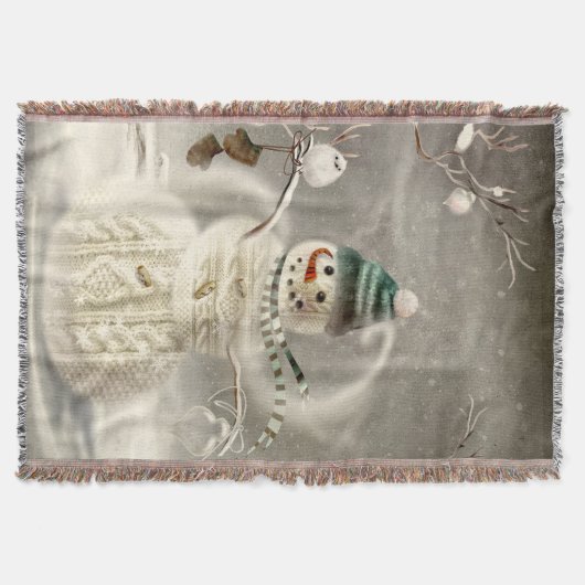 クリスマス時刻 スローブランケット (正面)