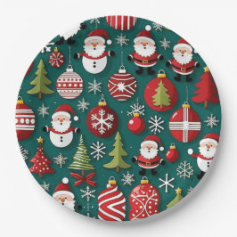 クリスマス時刻 ペーパープレート