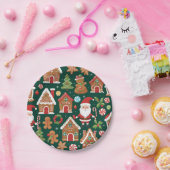 クリスマス時刻 ペーパープレート (パーティー)