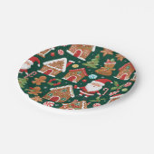 クリスマス時刻 ペーパープレート (アングル)