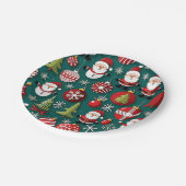 クリスマス時刻 ペーパープレート (アングル)