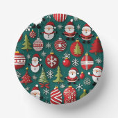 クリスマス時刻 ペーパーボウル (正面)