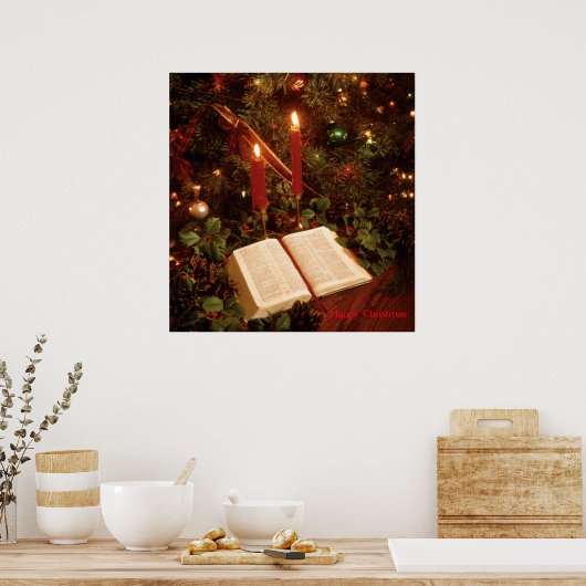 クリスマス時刻 ポスター (キッチン)