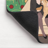 クリスマス時刻 マウスパッド (コーナー)