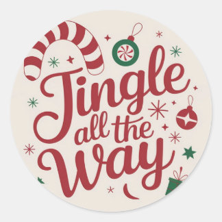 クリスマス時刻 ラウンドシール