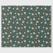 クリスマス時刻 ラッピングペーパー (フラット)