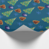 クリスマス時刻 ラッピングペーパー (角)