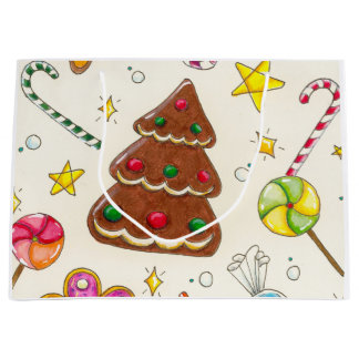 クリスマス時刻 ラージペーパーバッグ