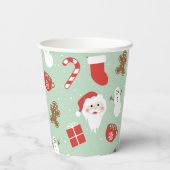 クリスマス時刻 紙コップ (裏面)