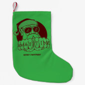 クリスマス時期のストッキング スモールクリスマスストッキング (正面)