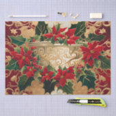 クリスマス時間ティッシュペーパー 薄葉紙 (クラフト)