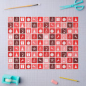 クリスマス時間ティッシュペーパー 薄葉紙 (クラフト)