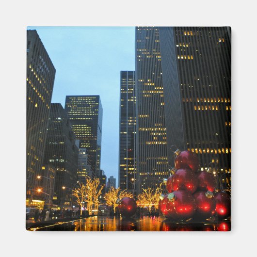 クリスマス時間NYC マグネット (正面)