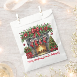 クリスマス暖炉 フェイバーバッグ