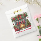 クリスマス暖炉 フェイバーバッグ (封をした状態)