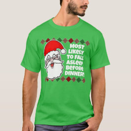 クリスマス最も可能性が…ジョークTシャツ Tシャツ