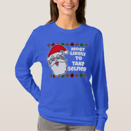 クリスマス最も可能性が…ジョークTシャツ Tシャツ