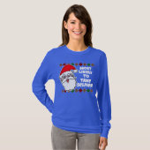 クリスマス最も可能性が…ジョークTシャツ Tシャツ (正面フル)