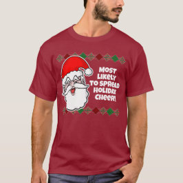 クリスマス最も可能性が…ジョークTシャツ Tシャツ