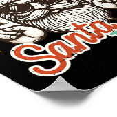 クリスマス最も可能性の高い呼び出しサンタBruhクリスマスメンズキッド ポスター (角)