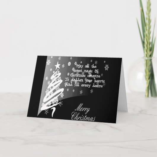 クリスマス最高のと来年の全てが望ましい シーズンカード (正面)