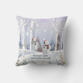 クリスマス最高のにおける世界の娘 クッション (裏面)