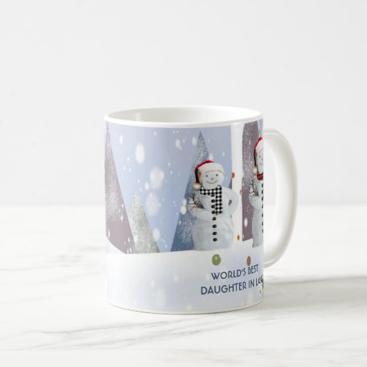 クリスマス最高のにおける世界の娘 コーヒーマグカップ (正面右)