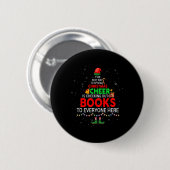 クリスマス最高のの応援を広げる方法がチェックされている 缶バッジ (正面&裏面)