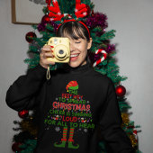 クリスマス最高のの応援を広める方法 スウェットシャツ