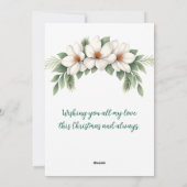 クリスマス最高のばあばへ シーズンカード (裏面)