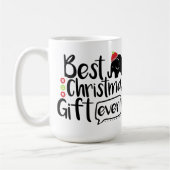 クリスマス最高のギフト コーヒーマグカップ (左)