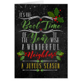 クリスマス最高のシャルボードの隣人の時間 (正面)