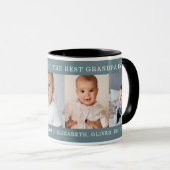 クリスマス最高のスGrandpaカスタムフォトギフトブラック マグカップ (正面右)