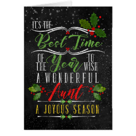 クリスマス最高のチョークの年の叔母の時間のために