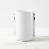 クリスマス最高のドッグママのペットの写真 コーヒーマグカップ (中央)